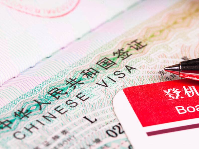 شرایط اخذ ویزای توریستی چین